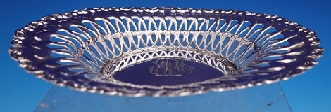 Nut Dish #3868  fancy  pierced  2.5 oz  6 1/2